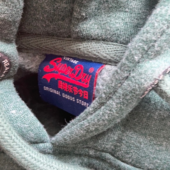 Superdry Men’s Embossed Logo Hoody - Picture 2 of 4